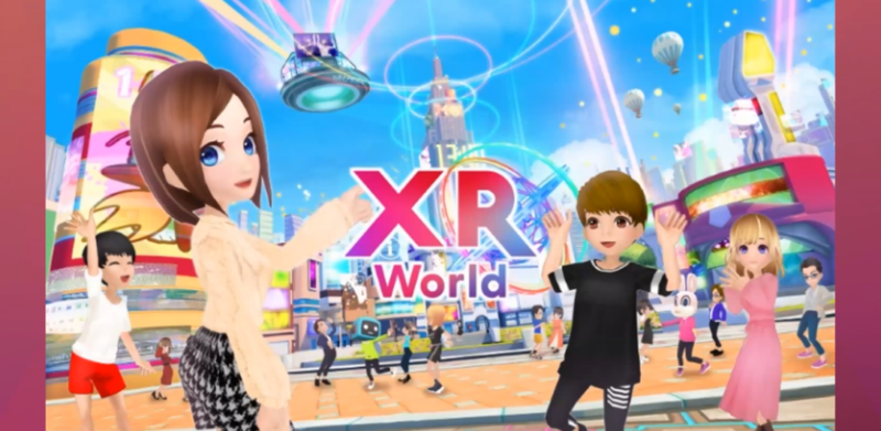 【★写真4】NTTドコモの「XR World」（https://official.xrw.docomo.ne.jp/）。ライブイベントを中心にVR空間で友人と共体験ができる。